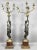 Bronze Louis XVI Bronze and Ormolu Candelabra - a Pair For Sale - Image 8 of 10