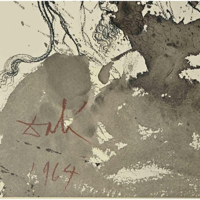 Leo Quasi Bos is a Color lithograph on heavy rag paper realized in 1964, It is part of Biblia Sacra vulgatæ edition is...