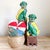 This pair of glazed foo dogs - a male and female - are very bit as alluring as they are charming and beautiful. They...