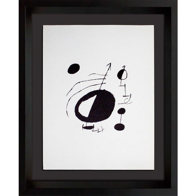 1960s Vintage Joan Miro Original Lithograph Print For Sale
