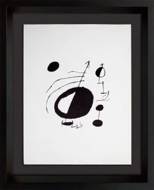 1960s Vintage Joan Miro Original Lithograph Print