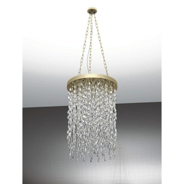 Allure 12 Lights Chandelier in Polished Chrome and Crystal by Aggiolight For Sale - Image 8 of 9