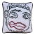 Velvet Face Art "Jerome" Feather Down Pillow, Custom, Original For Sale
