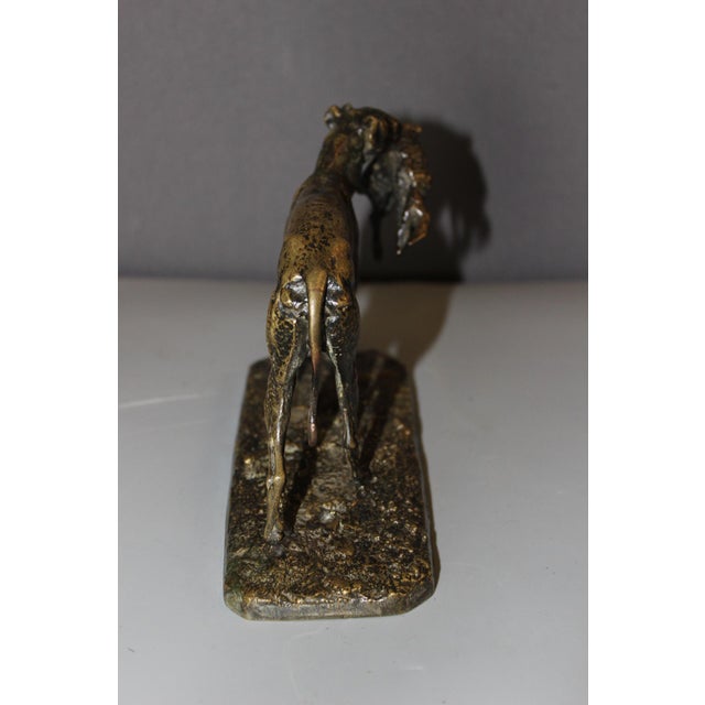 19th Century Greyhound with Hare from Pierre Jules Mene For Sale - Image 4 of 12
