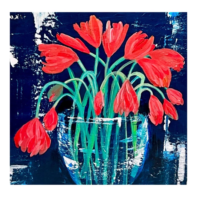 Sweet Memories 2 Original Impressionist Acrylic Painting For Sale