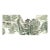 36" * H100"/Panel* 5ps, Chinese Traditional Green Landscape Gongbi Painting Wallpaper, 5 Panels For Sale