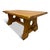 Brutalist Rustic Alpine Oak Dining Table, 1970s A substantial oak dining table dating from the 1970s, showcasing the bold...