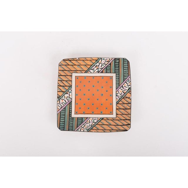 Postmodern Porcelain Plate from Dorothy Hafner For Sale - Image 6 of 7