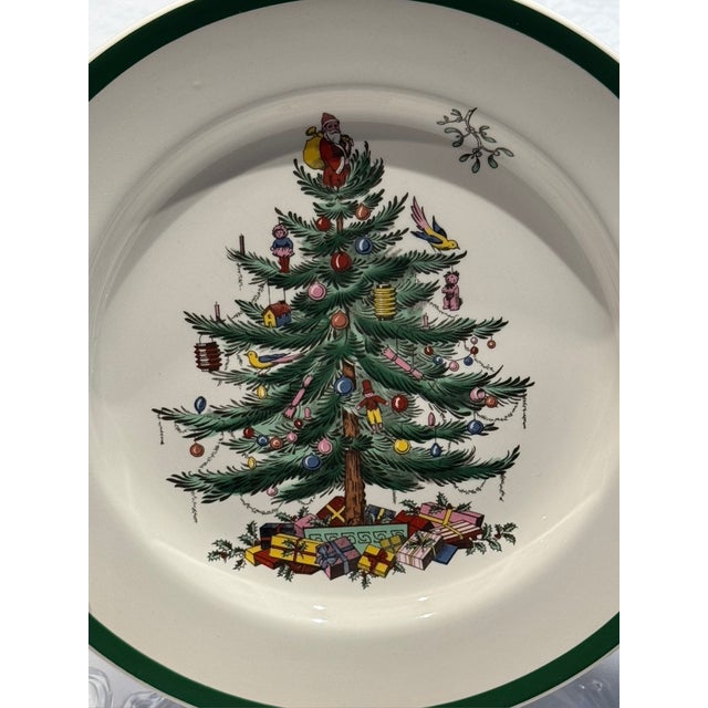 1970s 1970s Made-in England Spode Christmas Tree Place Setting for 12 - 60 pcs For Sale - Image 5 of 12