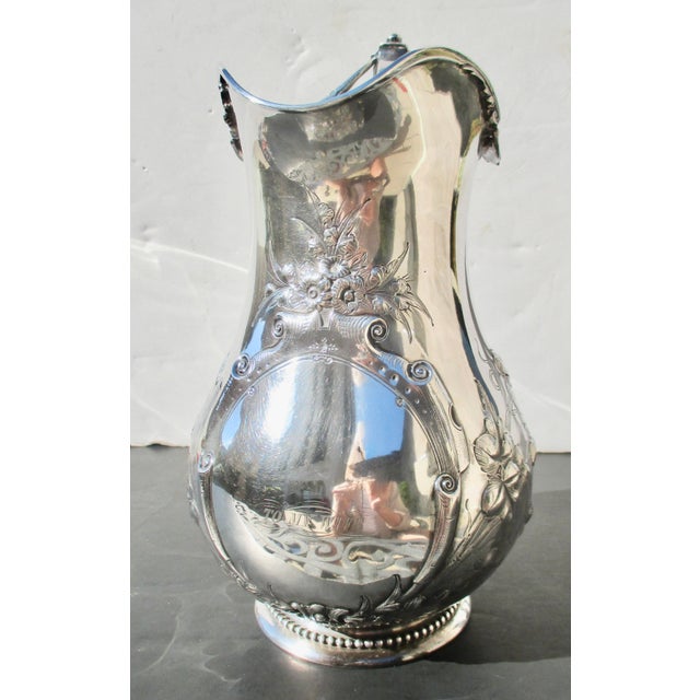 Mid 19th Century Mid 19th Century Coin Silver 250 Pitcher Gorham Circa 1866 For Sale - Image 5 of 15