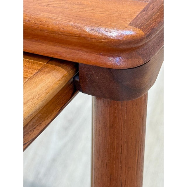 Brown Danish Nesting Tables with Tiled Tops by Johannes Andersen for Trioh, 1960s, Set of 3 For Sale - Image 8 of 12