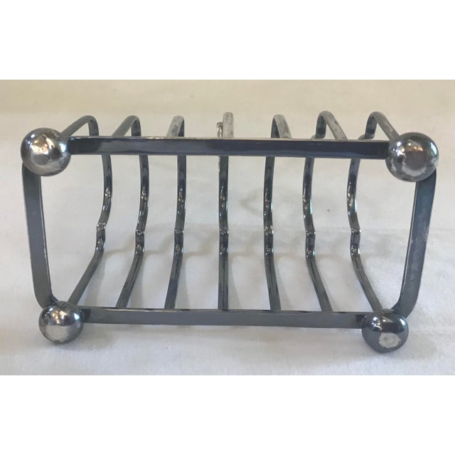 Vintage English Silver Toast Caddy Chairish