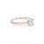 2010s Diamond Aquamarine Ring 18k White Gold 1.08 TCW Certified, Size 6.5 For Sale - Image 5 of 7