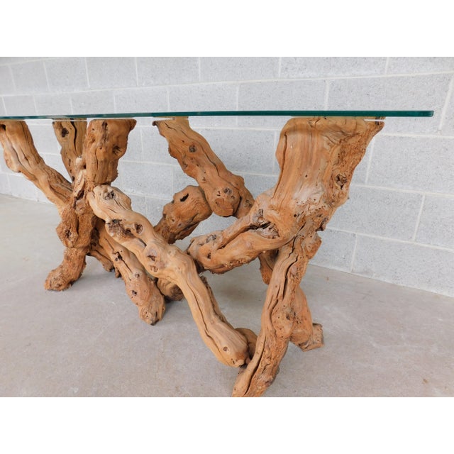 Vintage Grapevine Console Table For Sale - Image 10 of 11
