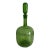 Vintage Blenko 657m Crackle Glass Decanter by Joel Philip Myers - Large Green Art Glass For Sale
