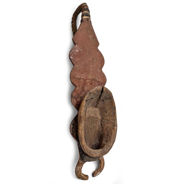 Mid 20th Century Vintage Old Bwa Scorpion Mask Burkina Faso For Sale - Image 5 of 6