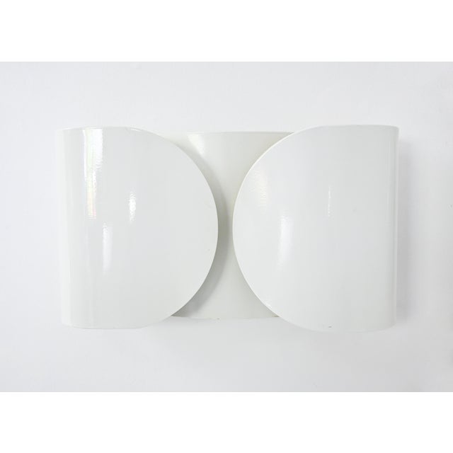 White Foglio Wall Lamps by Tobia & Afra Scarpa for Flos, 1960s, Set of 2 For Sale - Image 10 of 15