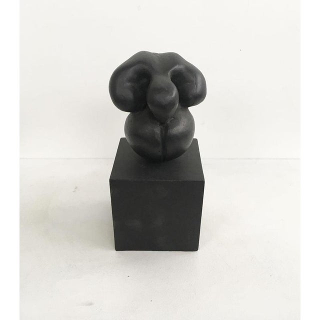 Patrizia Guerresi, Italian Black Abstract Sculpture, 1988, Aluminum For Sale - Image 11 of 16