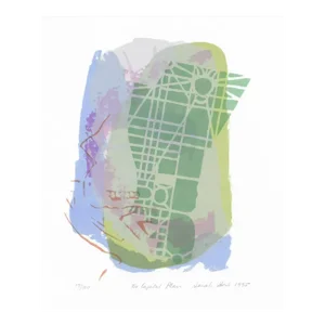 1995 Sarah Stout Capital Plan Serigraph