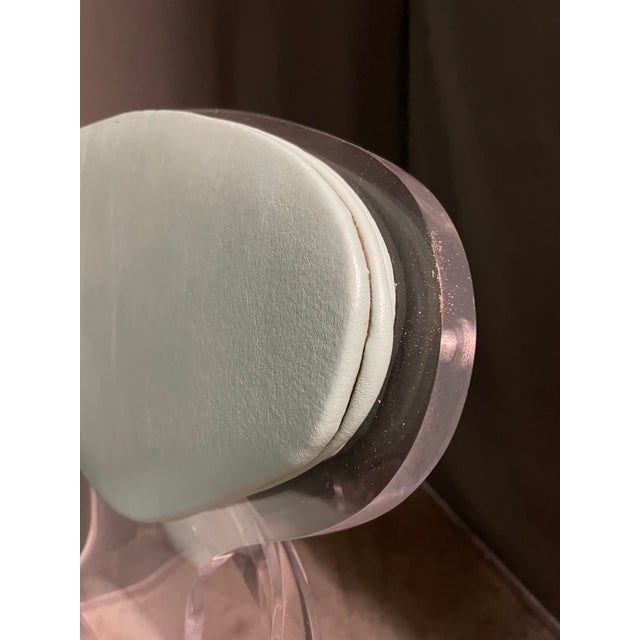 Vintage Armchair in Acrylic, 1980s For Sale - Image 8 of 10