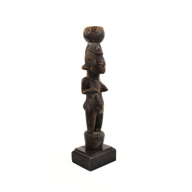 Early 20th Century Senufo Miniature Pounder Figure Côte D'ivoire 13 Inch For Sale In Denver - Image 6 of 7