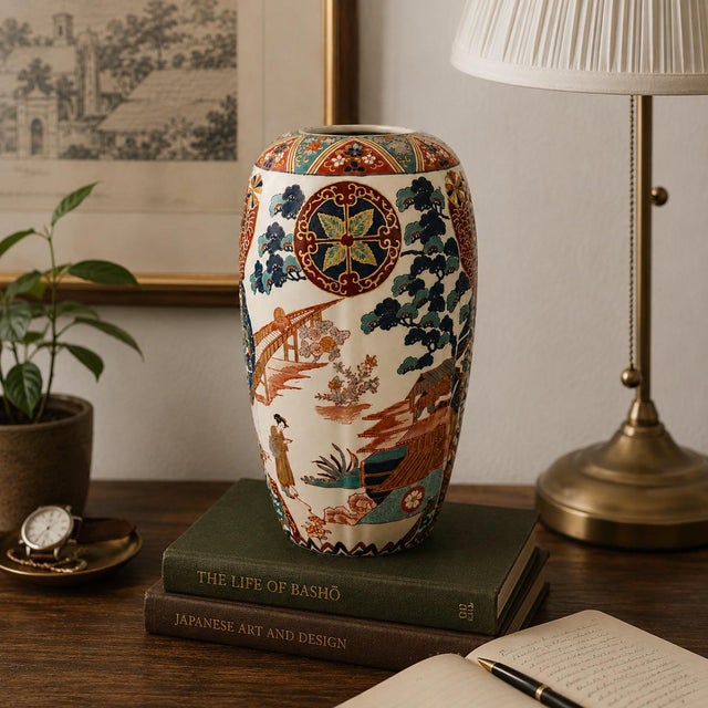 Japanese Antique Japanese Imari Porcelain Vase, Meiji/Taishō Era, Circa 1900 For Sale - Image 3 of 9