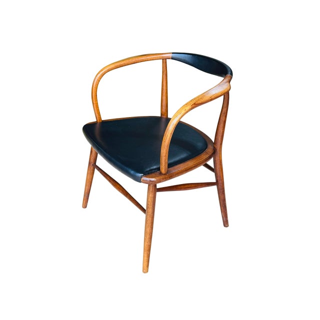 Jack Cartwright for Boling Charter Mid-Century Modern Bent Walnut Armchair, Circa 1958 For Sale - Image 9 of 17