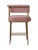 Astrid Blush Velvet Counter Stool For Sale In Los Angeles - Image 6 of 12