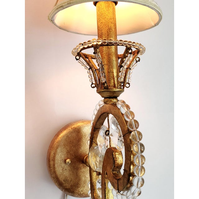 Gold Sconces Art Deco Style For Sale - Image 8 of 12
