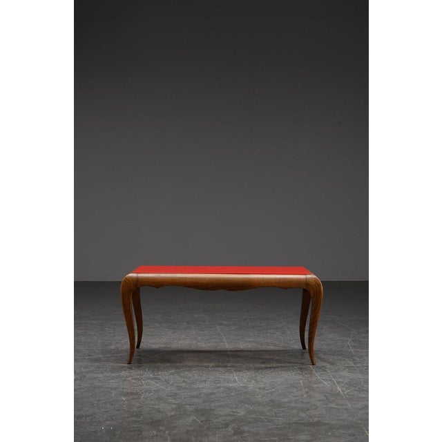 Attributed to Rene Prou (1887-1947) period: 1930s origin: France dimensions: h42 x w91 x d47 cm material: wood, original...