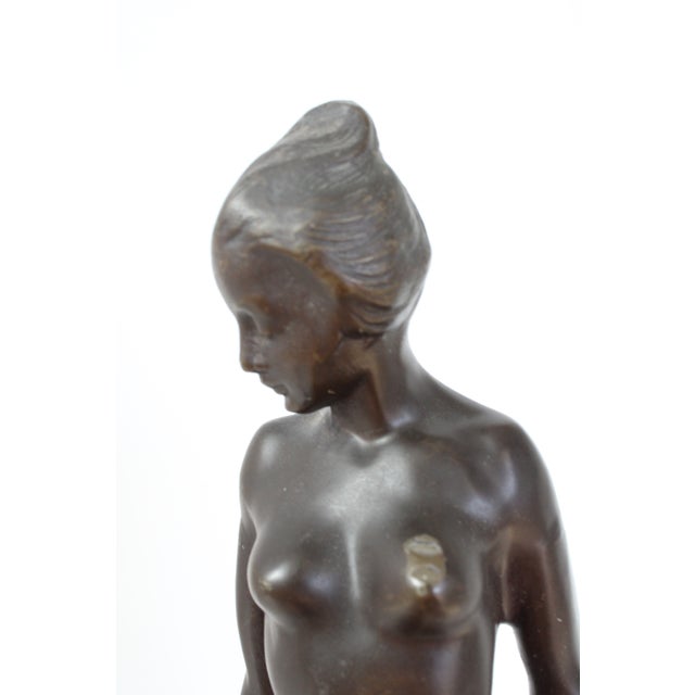 Early 20th Century Art Deco Bronze Sculpture For Sale In Los Angeles - Image 6 of 6