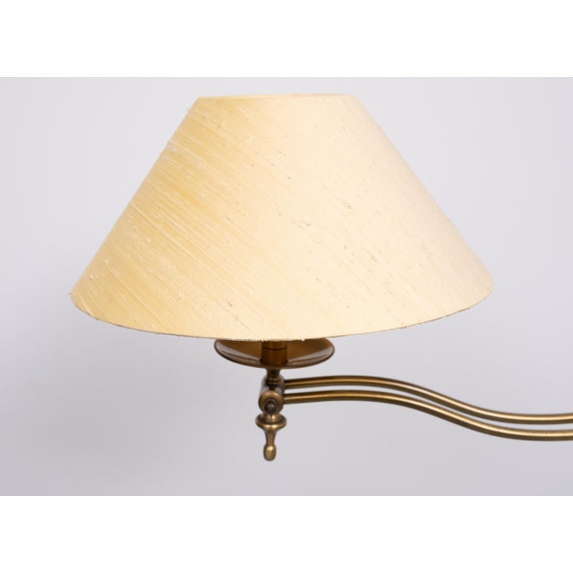 Brass Adjustable Floor Lamp, Germany, 1970s For Sale - Image 9 of 13
