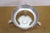 Vintage Hammered Aluminum Chafing Dish Server W/ Pyrex Glass Insert Dogwood Legs For Sale - Image 10 of 14