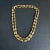 Gold Vintage 1980s Monet Gold Necklace Statement Textured Bead Link Chunky Maximalist 36" Long For Sale - Image 8 of 8