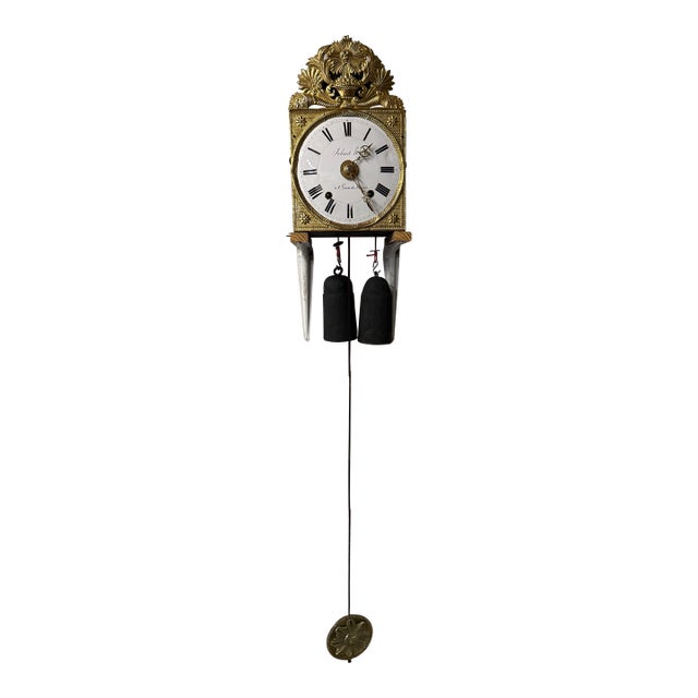 A Late 19th Century Morbier Works for a Tall Case Clock From Jobert Horloger at St Laurent Mâcon For Sale