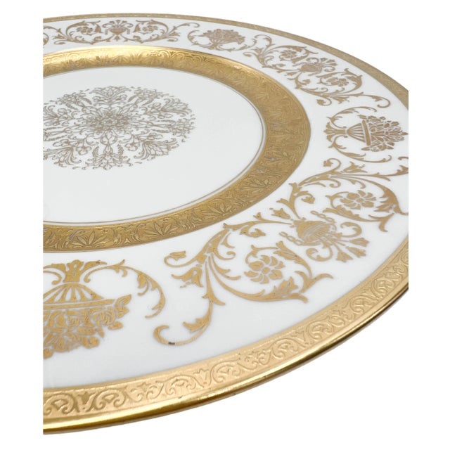 Cream Set of 6 K.& A. Krautheim Selb Bavaria Dinner Plates For Sale - Image 8 of 11
