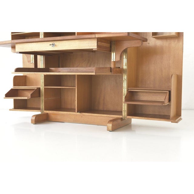 Brown Cabinet from Möbelfabrik August Stranghöner, 1950s For Sale - Image 8 of 18