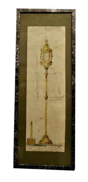 Design for Street Lantern from the Taylor Smith Electric Company, 1880