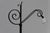 Art Deco Danish Tripod Floor Lamp in Wrought Iron, 1940s For Sale - Image 12 of 18