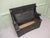 Wood Carved Oak Box Settle with Geometric Design, Early 19th Century For Sale - Image 7 of 8