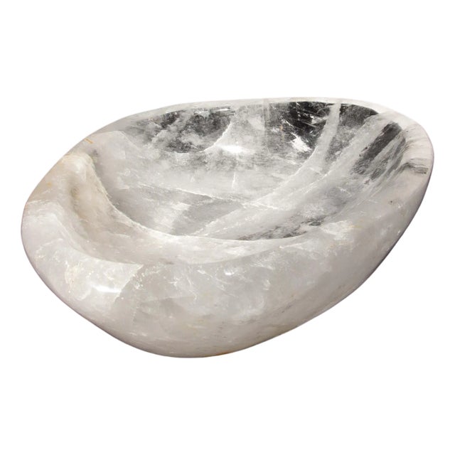 Large Rock Crystal Bowl For Sale
