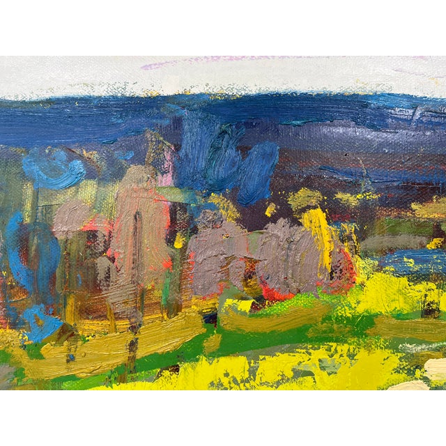 Impressionistic Landscape Original Oil Painting For Sale - Image 10 of 12