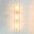 Metal Murano Glass Wall Lights from Hillebrand, Germany, 1970s, Set of 2 For Sale - Image 7 of 13