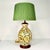 1980s Boho Chic Rustic European Italian Tuscany Style Ceramic Handpainted Flora Table Lamp With New Shade For Sale - Image 6 of 18
