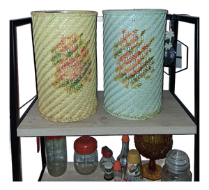 1950s Set of 2, Harvey Waste Baskets