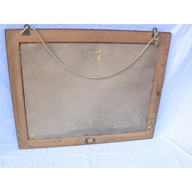 Veneered Mirror with Empire Period Inlay For Sale - Image 5 of 18