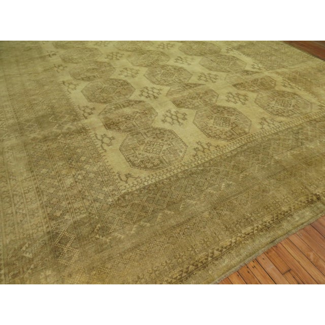 Early 20th Century Early 20th Century Large Ersari Rug - 11'1" x 14'1" For Sale - Image 5 of 10