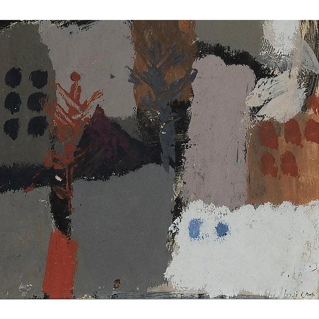 Winter landscape is an original artwork, realized by sergio barletta in the 1970s. Watercolor and tempera. Includes frame:...