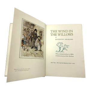 Rare 1940 Signed First Rackham Edition Kenneth Grahame’s "The Wind in the Willows" – Limited Editions Club Numbered Copy