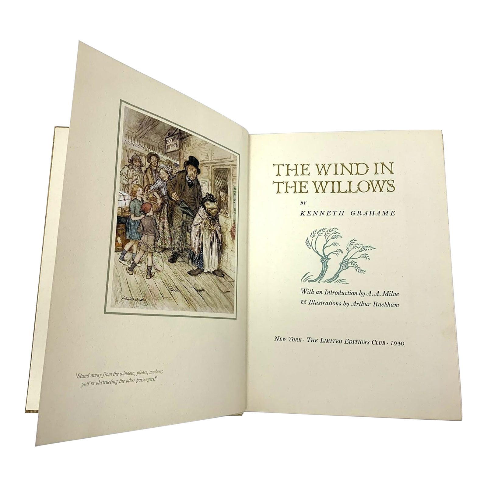 Signed 1940 First Rackham Edition: Kenneth Grahame’s 